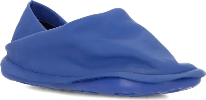 x Issey Miyake leather draped loafers - Image 2