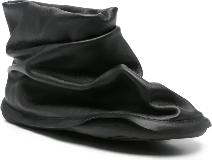 x Issey Miyake Peu Form calf leather boots - Image 2