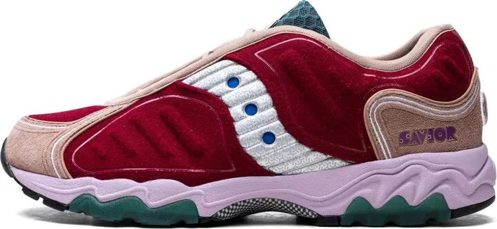 x Jae Tips Matrix "Burgundy/Tan/Multicolour" sneakers - Image 5