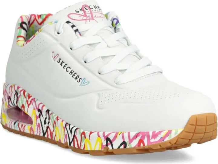 x JGoldcrown Uno Loving Love heart-print sneakers - Image 2