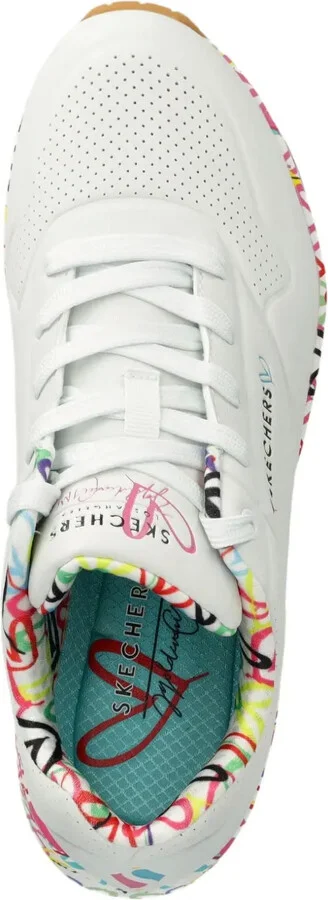 x JGoldcrown Uno Loving Love heart-print sneakers - Image 4