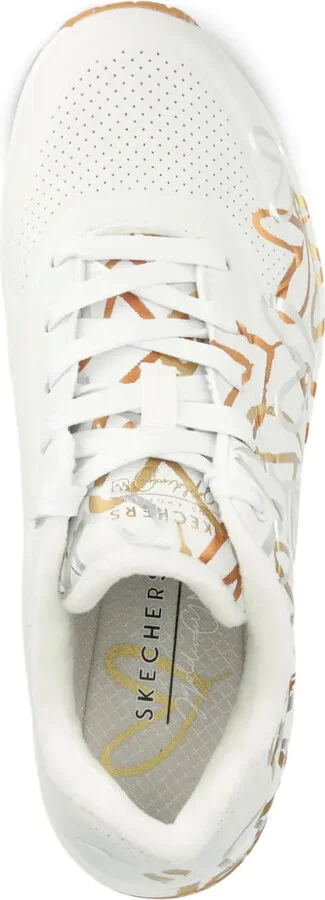 x JGoldcrown Uno Loving Love heart-print sneakers - Image 4