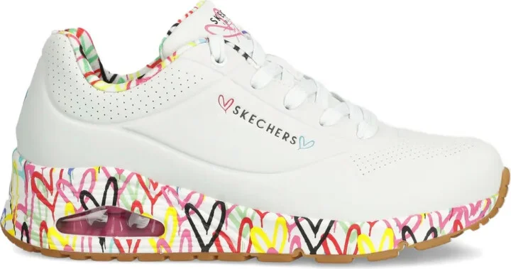 x JGoldcrown Uno Loving Love heart-print sneakers