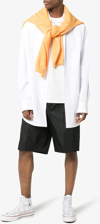 x JW Anderson White Logo Print Sneakers - Image 2