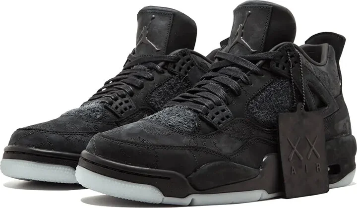 x Kaws Air Jordan 4 Retro "Black" sneakers - Image 2