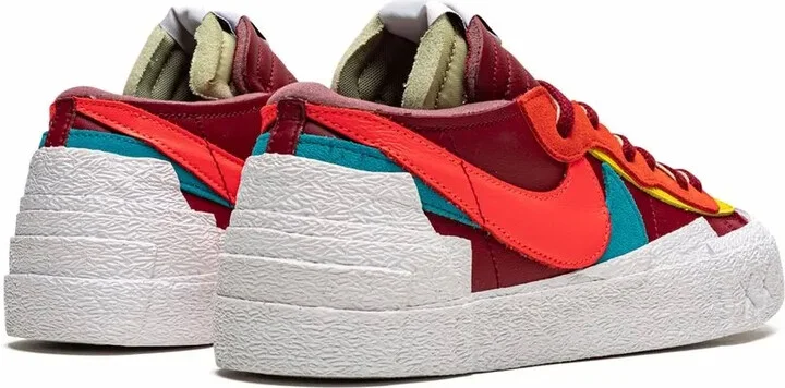 x KAWS x sacai Blazer Low "Red" sneakers - Image 3