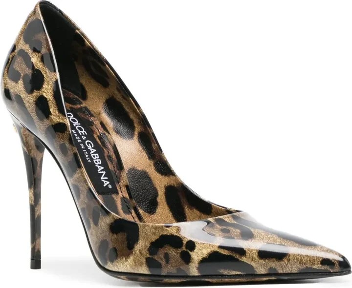 x Kim 110mm leopard-print pumps - Image 2