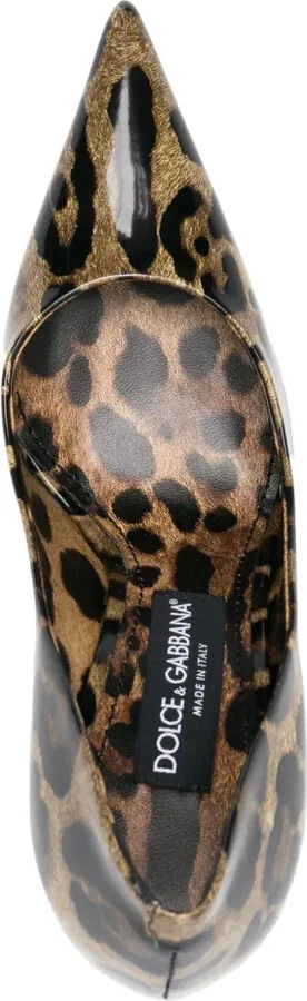 x Kim 110mm leopard-print pumps - Image 4