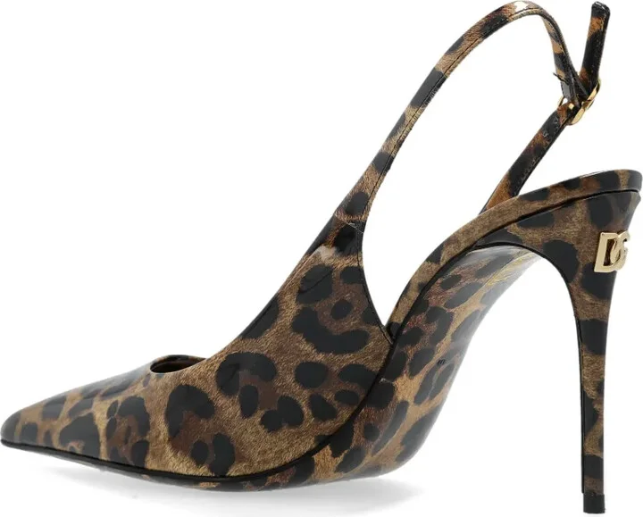 x Kim 90mm leopard-print pumps - Image 3