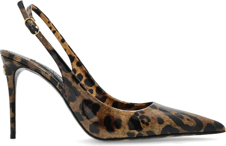 x Kim 90mm leopard-print pumps