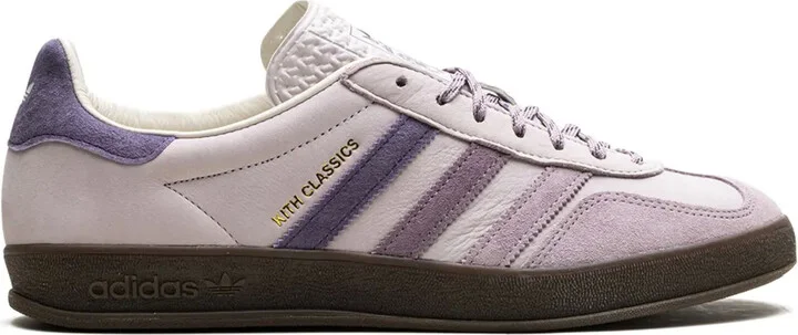 x Kith Classics Gazelle Indoor "Ash Purple" sneakers