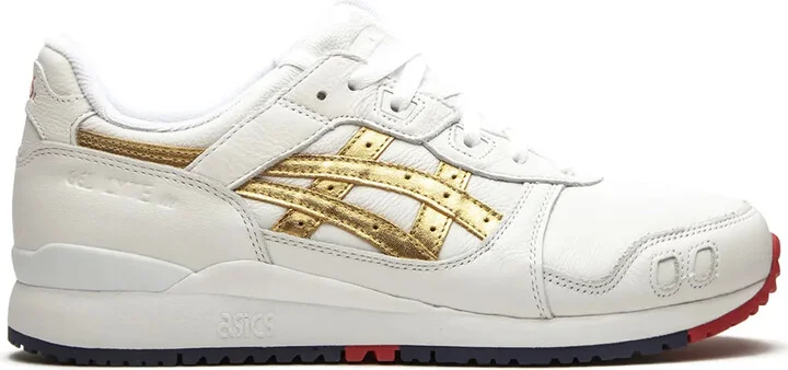 x Kith Gel-Lyte 3 OG "Tokyo Trio Pack/Super Gold" sneakers