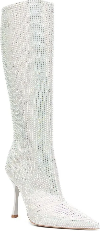 x Leonie Hanne knee-high rhinestone boots - Image 2