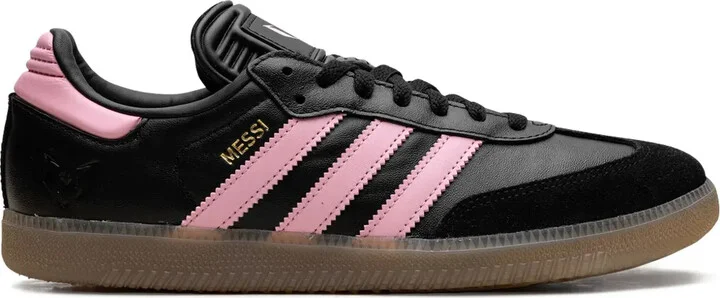 x Lionel Messi Samba "Core Black/Gold Metallic/Gum" sneakers