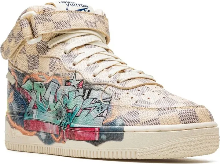 x Louis Vuitton Air Force 1 Mid "Virgil Abloh - Image 2
