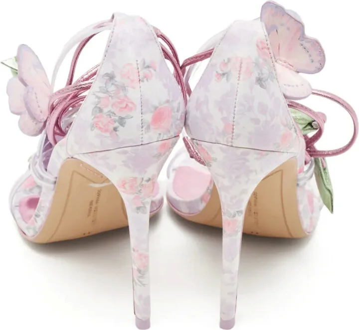 x LoveShackFancy pre-owned 100mm Wildflower sandals - Image 3