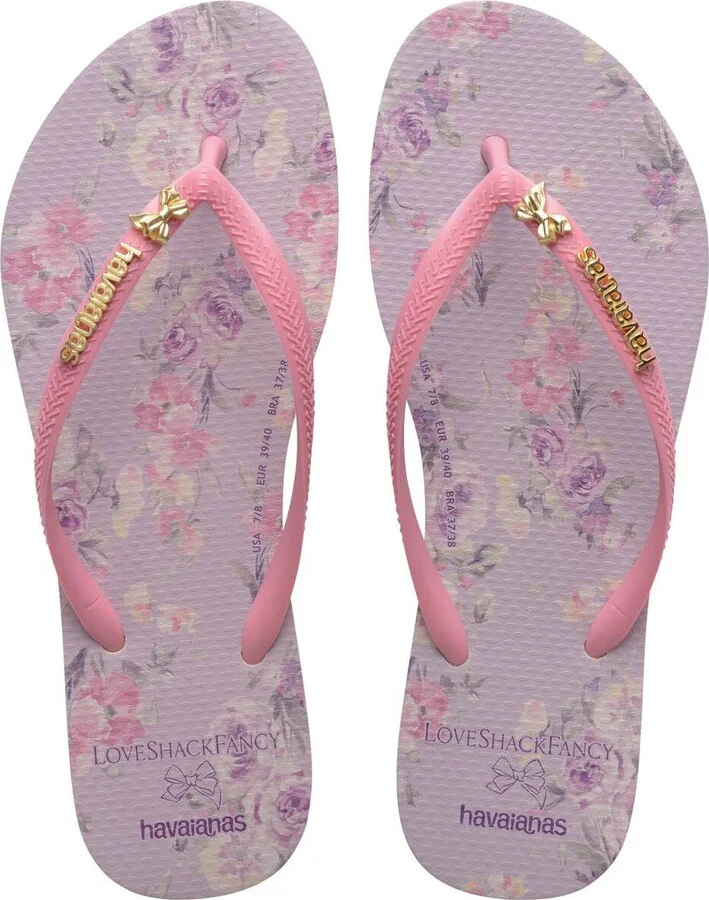 x LoveShackFancy Slim Happy Thoughts Flip Flop - Image 3