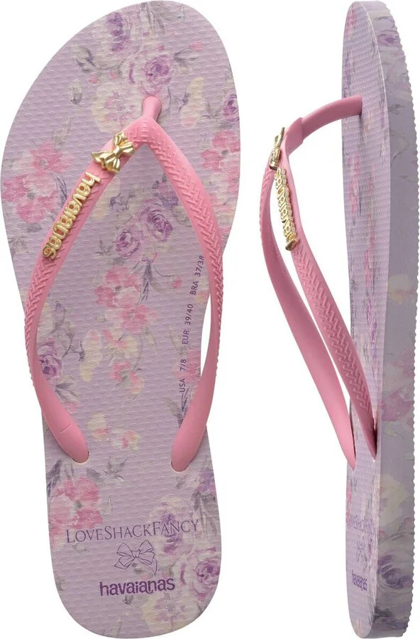 x LoveShackFancy Slim Happy Thoughts Flip Flop - Image 5