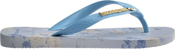 x LoveShackFancy Top Everblooming Rosettes Flip Flop - Image 2