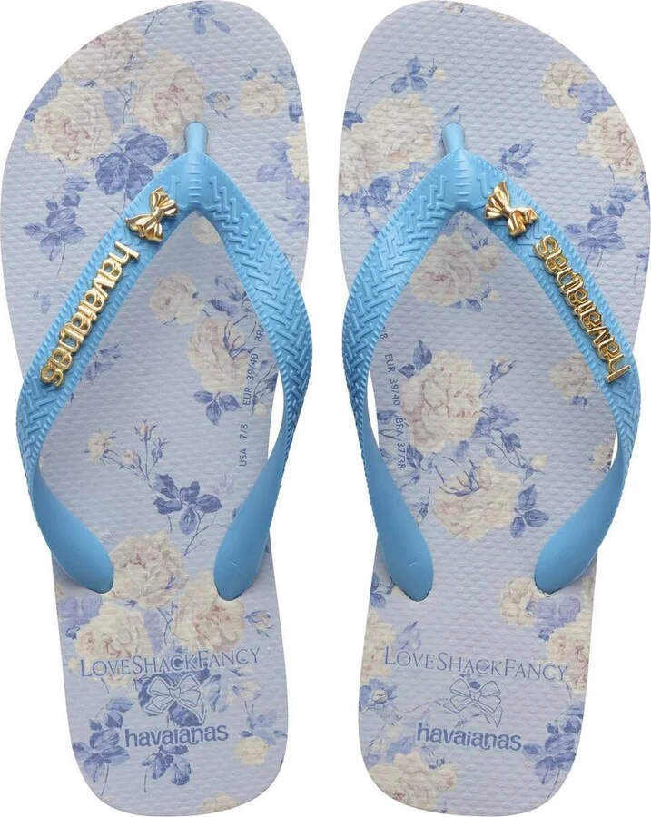 x LoveShackFancy Top Everblooming Rosettes Flip Flop - Image 3