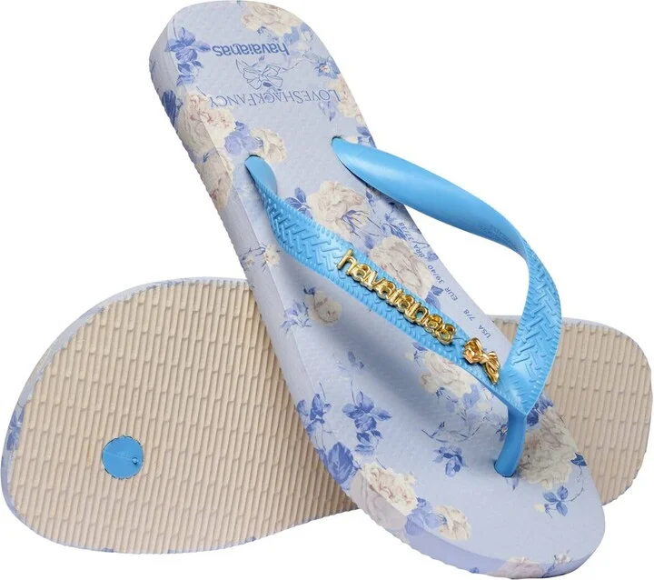 x LoveShackFancy Top Everblooming Rosettes Flip Flop - Image 6