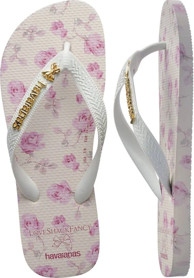 x LoveShackFancy Top Ribbon Flip Flop - Image 5