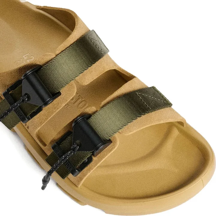 x Maharishi Mogami dual-buckle slide sandals - Image 3