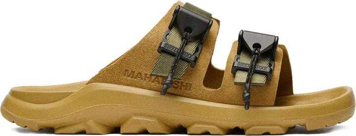 x Maharishi Mogami dual-buckle slide sandals