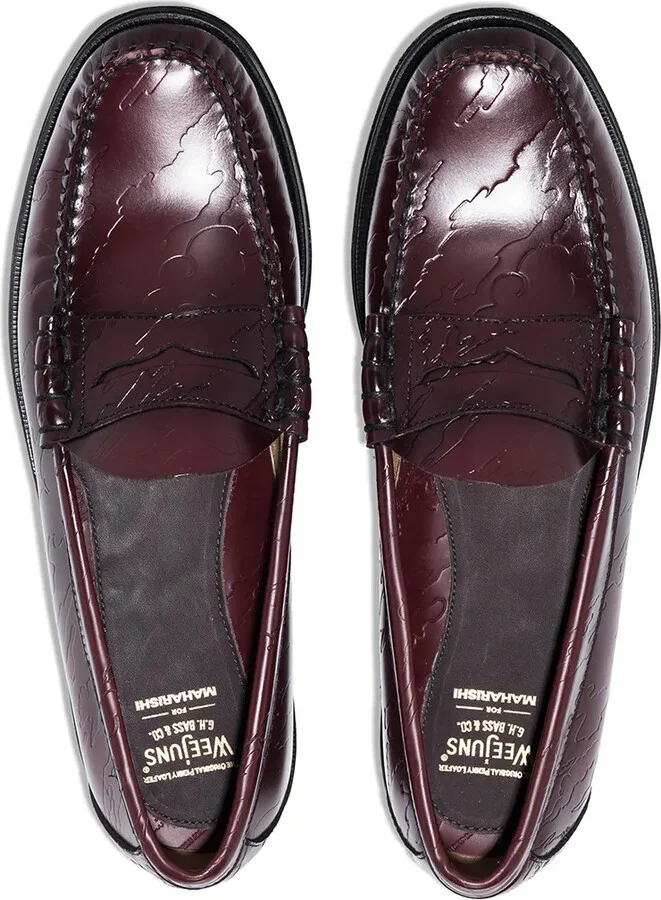 x Maharishi Weejun Larson embossed loafers - Image 4