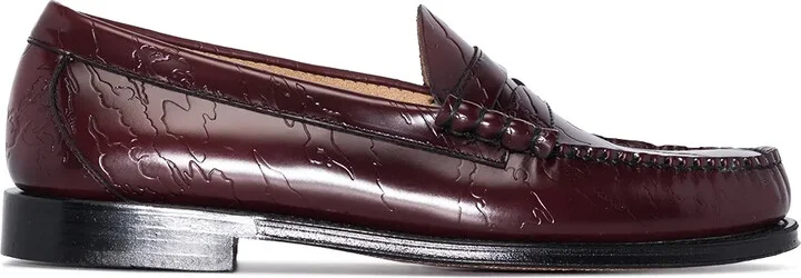 x Maharishi Weejun Larson embossed loafers