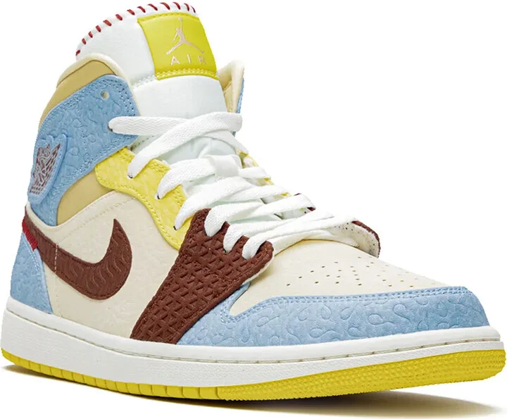 x Maison Chateau Rouge Air Jordan 1 Mid SE "Fearless" sneakers - Image 2