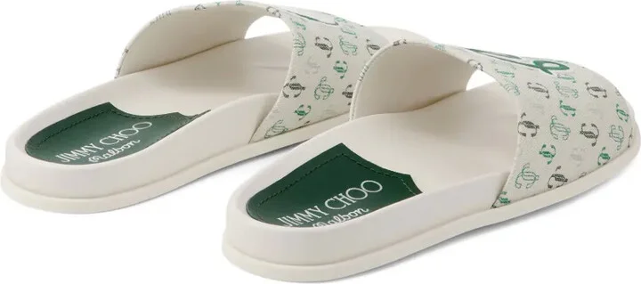x Malbon graphic-print slides - Image 2