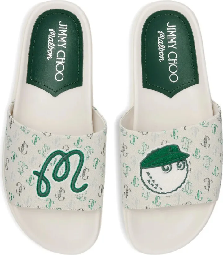 x Malbon graphic-print slides - Image 3