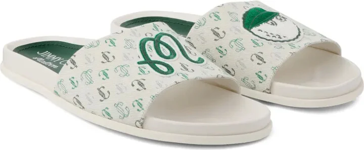 x Malbon graphic-print slides - Image 5