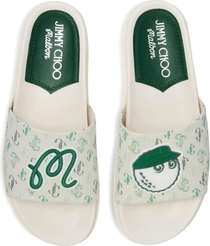 x Malbon monogram-printed slip-on sandals - Image 3