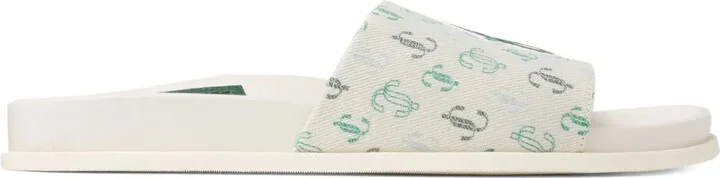 x Malbon monogram-printed slip-on sandals