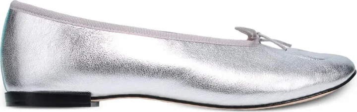 x Marine Serre Lilouh metallic ballet flats