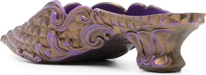x Melissa 40mm Court mules - Image 3