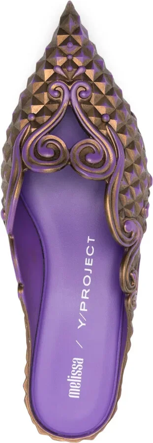 x Melissa 40mm Court mules - Image 4