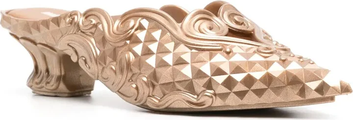 x Melissa 40mm Court mules - Image 2