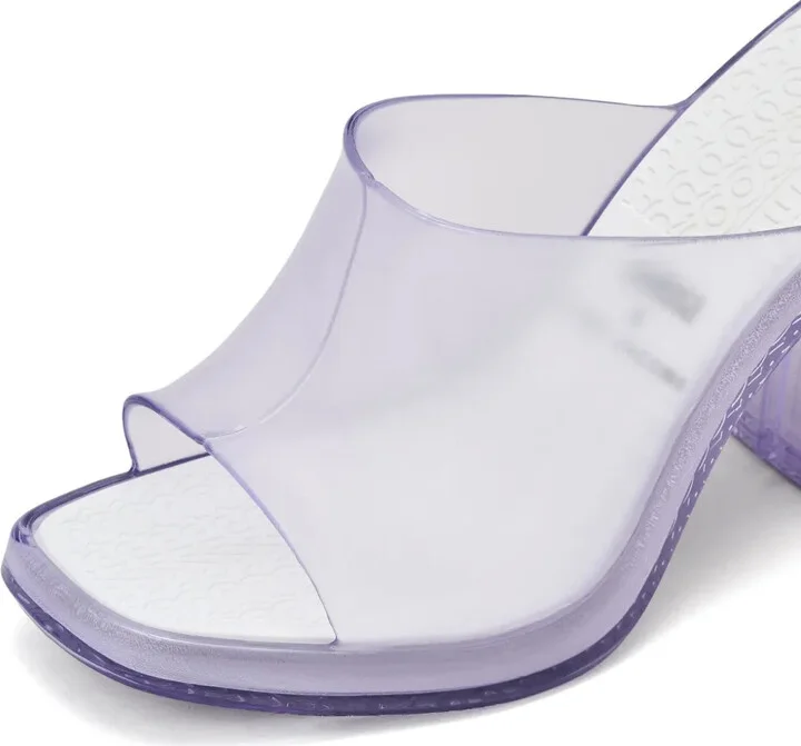 x Melissa 90mm transparent-design mules - Image 4