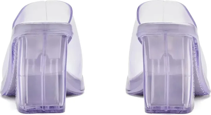 x Melissa 90mm transparent-design mules - Image 5