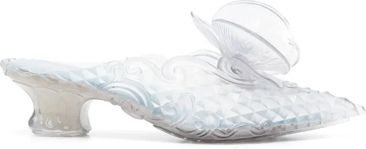 x Melissa floral-detail mules