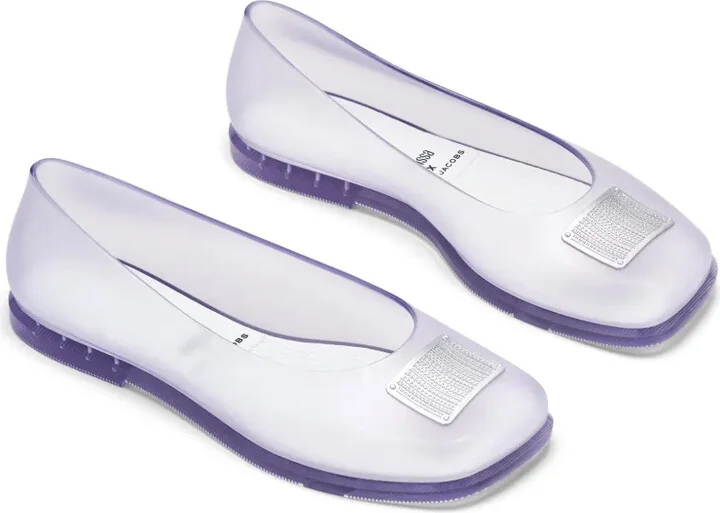 x Melissa logo-embossed ballerina shoes - Image 2