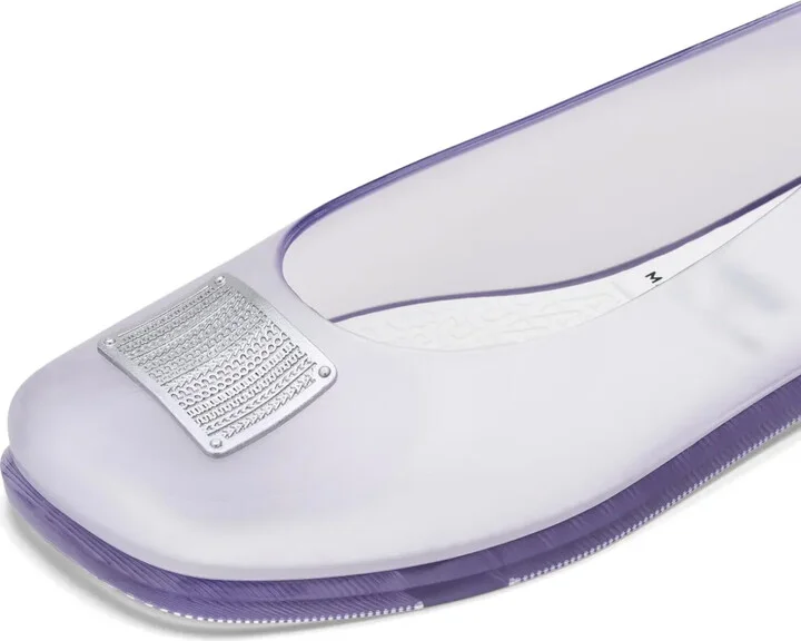 x Melissa logo-embossed ballerina shoes - Image 4