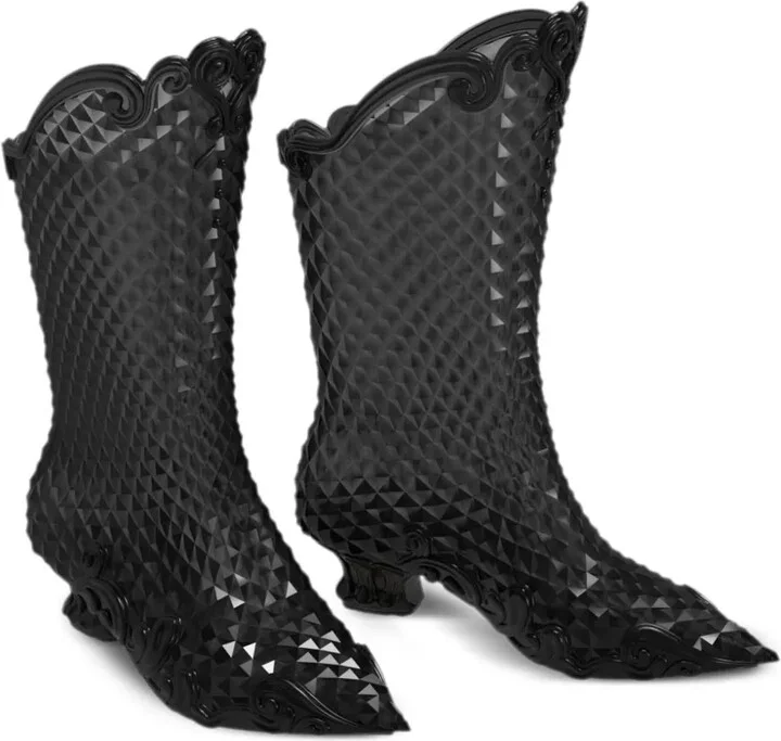 x Melissa pointed court boots - Image 2