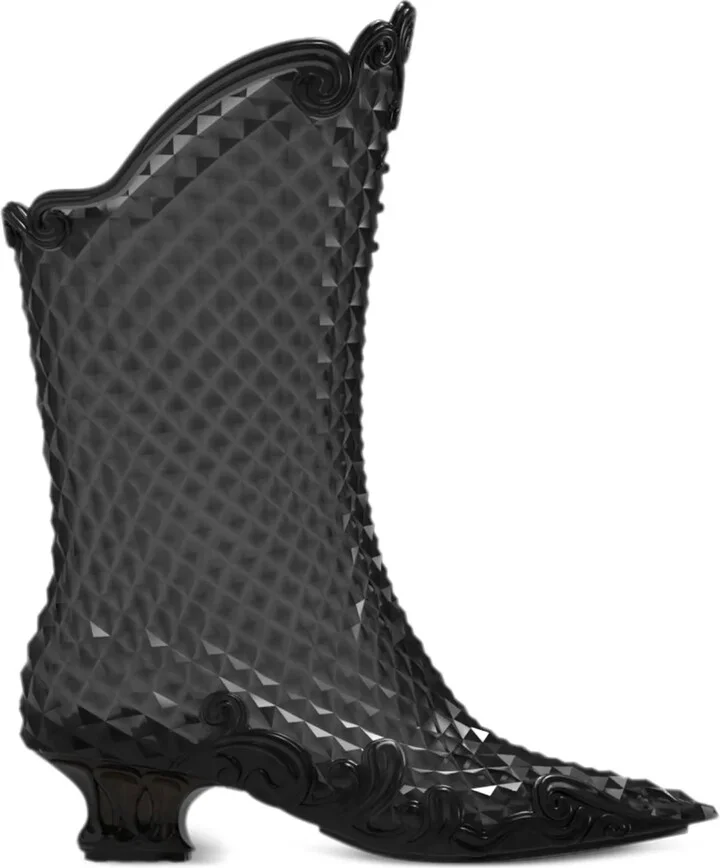 x Melissa pointed court boots