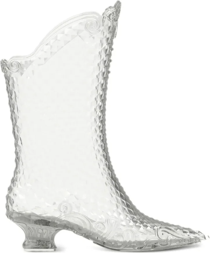 x Melissa pointed court boots