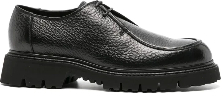 x Neil Barrett chuncky sole leather loafers