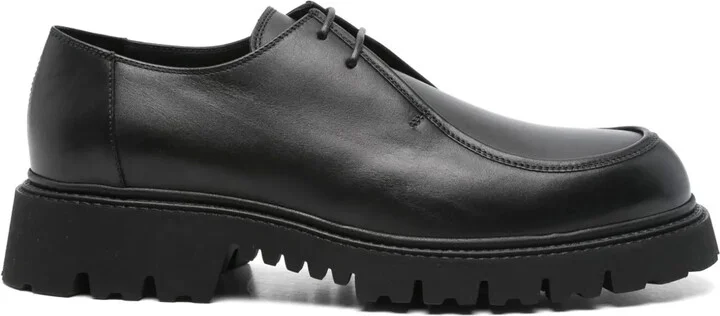 x Neil Barrett leather Derby shoes